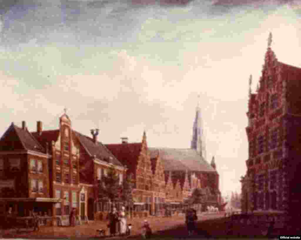 Izaak Ouwater, The Nieuwstraat in Hoorn, 1784