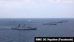 Учения НАТО и Украины в Черном море