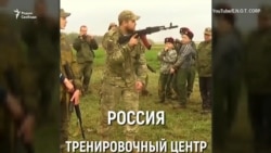 В России воевавшие на Донбассе проводят военный инструктаж для детей (видео)