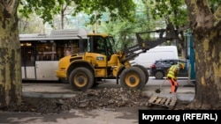 Город в строительных лесах: что ремонтируют и строят в центре Симферополя (фотогалерея)