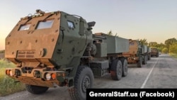 Реактивные системи залпового огня HIMARS на Запорожском направлении, июль 2022 года