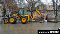 Ремонт дорог в Симферополе, ноябрь 2019 год 